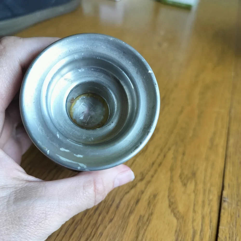 Vintage Astri Holthe Norwegian Pewter Candle Holder - 